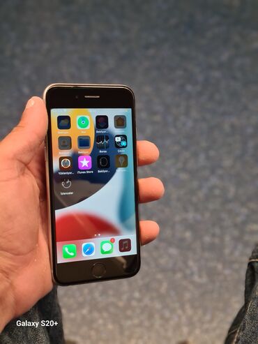 iphone 7 plus islenmis: IPhone 6s, 16 GB, Ağ, Barmaq izi, Simsiz şarj, Sənədlərlə
