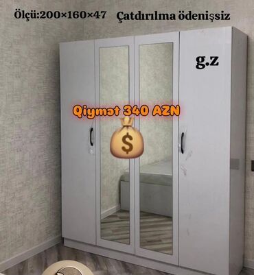 Komodlar: Qarderob, paltar dolabı, Yeni