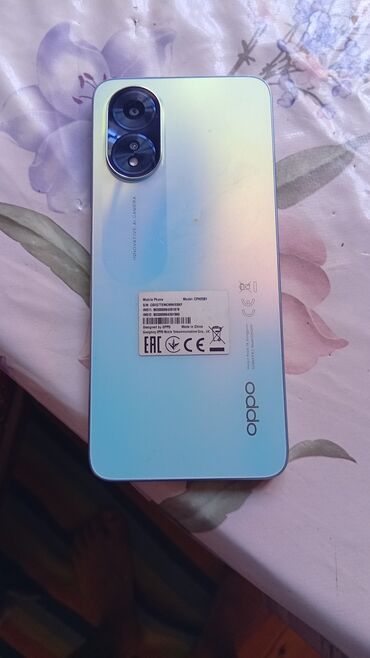 go kart: Oppo A18, rəng - Göy, Barmaq izi, İki sim kartlı