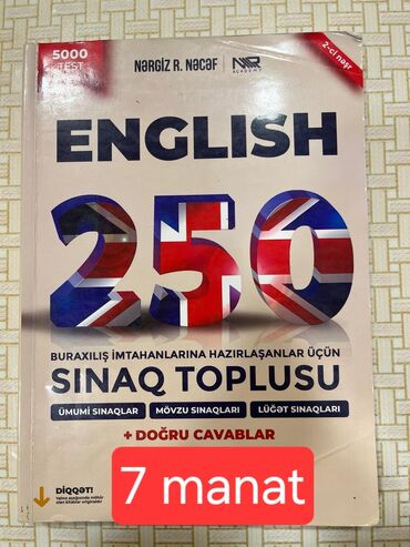 Testlər: Nərfiz nəcəf ingilisdi sınaq toplusu satılır