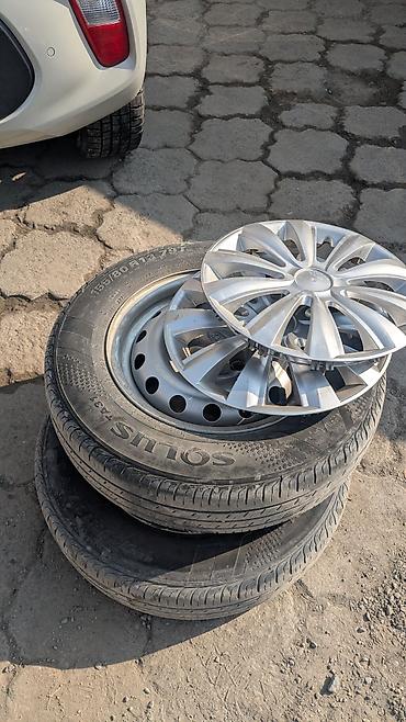 15565 r13: Колеса в сборе 155 / 80 / R 13, Лето, Б/у, Комплект, Легковые, Железные, отверстий - 4 — 1