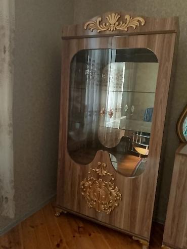 Klassik üslubda qonaq otağı mebel dəsti - Material: taxta teksturalı