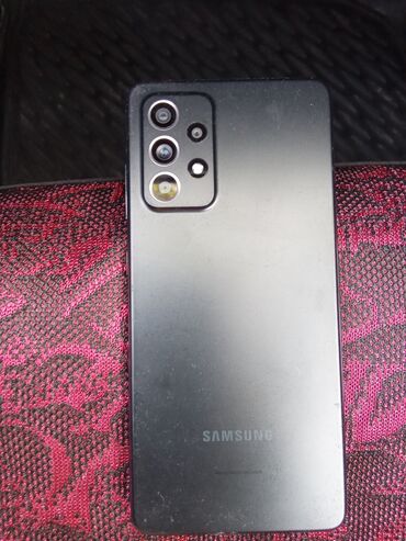 Samsung: Samsung Galaxy A52, Б/у, 128 ГБ, цвет - Черный, 1 SIM, 2 SIM
