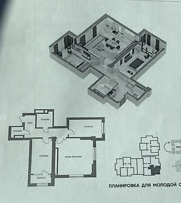 75: 3 комнаты, 75 м², Технопарк Элитка, 11 этаж, ПСО (под самоотделку) — 2