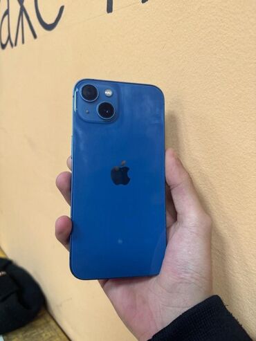 Apple iPhone: IPhone 13, 128 GB, Mavi, Zəmanət, Simsiz şarj, Face ID