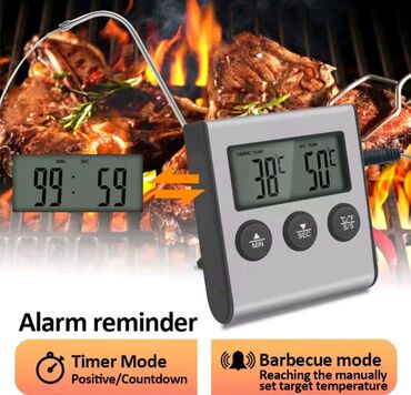 элитные 3 комнатные квартиры: Kolbasa/ət məhsulları üçün iynəli rəqəmsal (elektron) termometr -