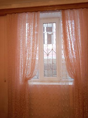 Pərdə və tüllər: İşlənmiş, Tül, rəng - Çəhrayı, Pulsuz çatdırılma — 6