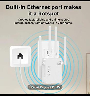 kontakt home komputer ucuz: Wifi gücləndirici əhatə dairəsini artıran 2.4 g /5 g sürət — 4