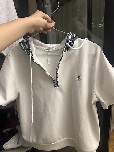 Christian Dior qadın dəsti - Rəng: ağ, tünd-göy Dior monoqram — 1