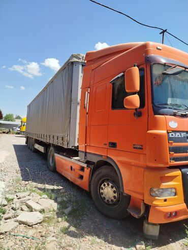 купить тягач с прицепом бу: Тягач, DAF, 2009 г., Тентованный
