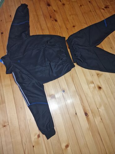 Trenerke: Komplet, 2XL (EU 56), 3XL (EU 58), XL (EU 54), Adidas, bоја - Crna, Mikrofiber — 3