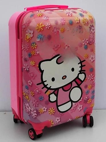 Putni koferi i torbe: Dečiji kofer na točkiće – motiv Hello Kitty - Tvrda školjka sa — 5