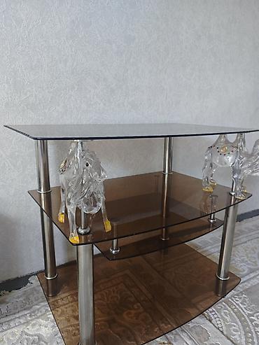 silver kitchen: Стеклянная тумба/стойка для ТВ и техники - Материал: закалённое — 2