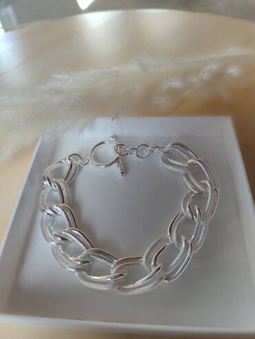 cilibar nakit kragujevac: Chain bracelet, Material: Silver