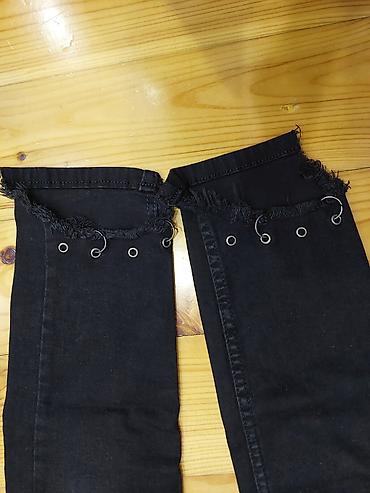 Digər: Qara skinny cins şalvar – KENE JEANS - Rəng: tünd qara - Kəsim — 3