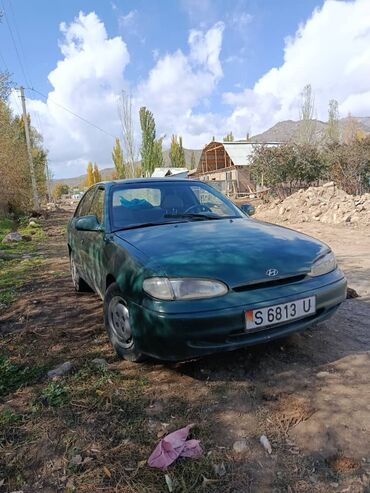 электро автомобиль купить: Hyundai Accent: 1995 г., 1.5 л, Механика, Бензин, Седан