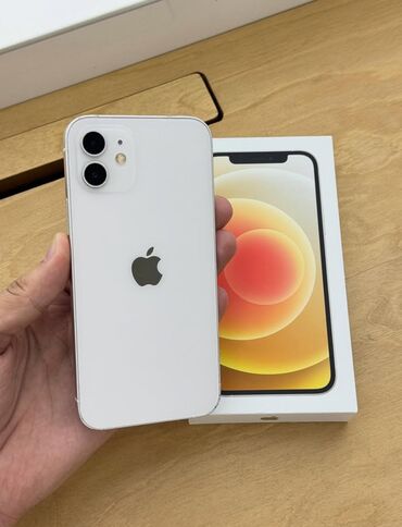 Bıçaqlar: IPhone 12, 128 GB, Ağ, Zəmanət, Face ID, Sənədlərlə