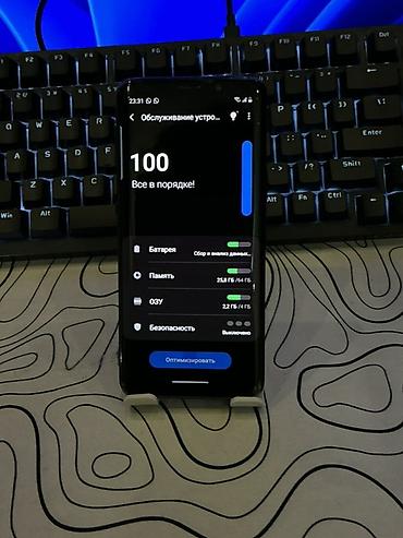 galaxy note: Samsung Galaxy S9, 64 GB, rəng - Qara, Barmaq izi — 3