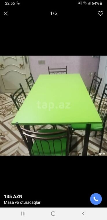 Masa və oturacaq dəstləri: 110 manatdan başlayir. Stol stul desti anbardan satiş var modellər — 4