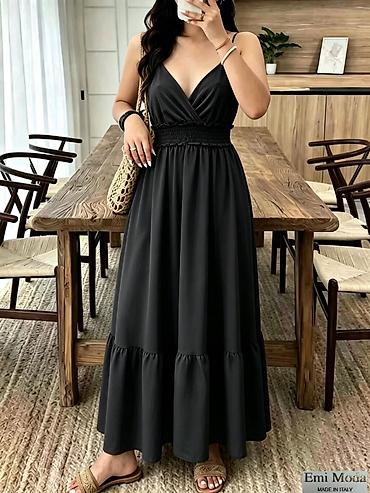 kamel sako: Haljina maxi na tregere – Emi Moda, Made in Italy

- oznaka E — 1