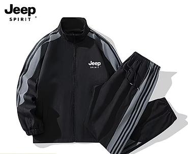 jungle leopard ms 01: Мужской спортивный костюм Jeep Spirit (куртка на молнии + брюки) - — 3