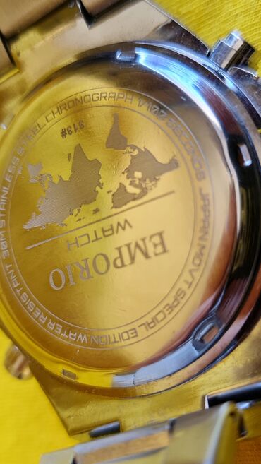 Ručni satovi: Klasični sat, Emporio Armani, Muški — 27