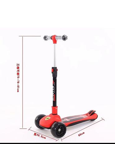 scoot: Детский самокат, Трёхколёсный, Новый — 5