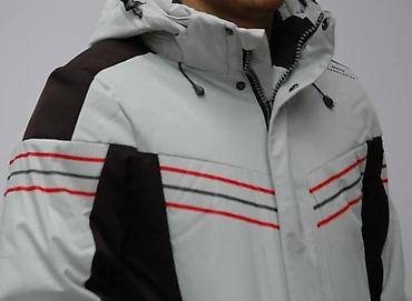 Zimske jakne: Muška zimska jakna sa kapuljačom - Boja: svetlosiva sa crnim — 8