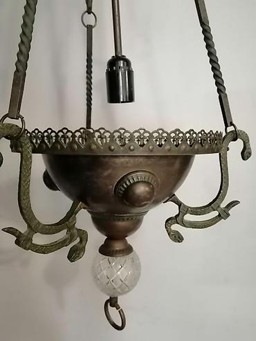 İşıqlandırma: Çılçıraq, 1 lampa, Metal — 9