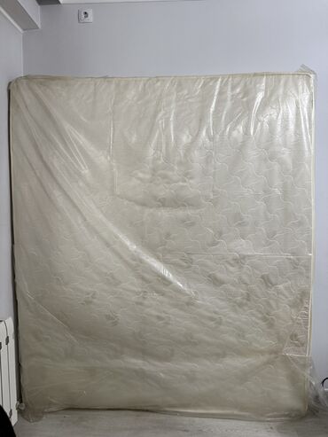 матрас на 2 спальную кровать: Уктоого арналган матрас, Эки кишилик, Пружиналуу, Орточо катуу матрастар