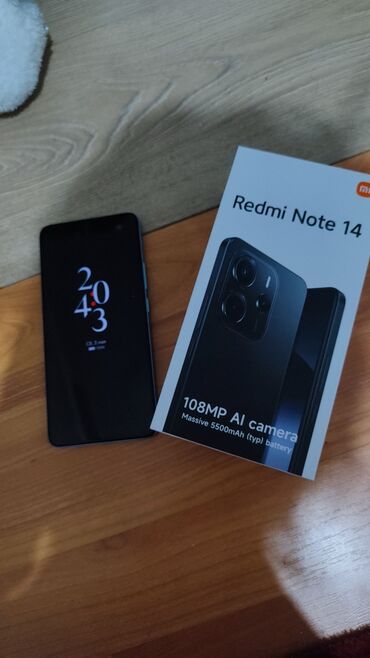 iphone 8 pro: Redmi, Redmi Note 14, Новый, 128 ГБ, цвет - Синий, 2 SIM