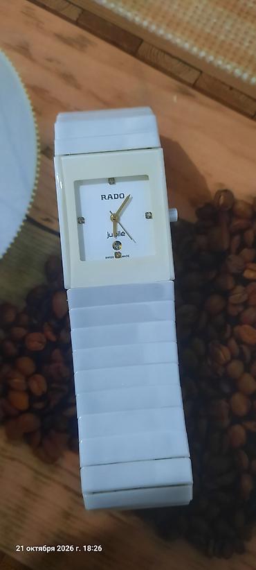 tsunami xl: Часы RADO Jubile (Swiss Made), белая керамика - Корпус и браслет из — 2