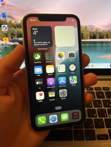 Apple iPhone: IPhone 11, 64 GB, Ağ, Face ID