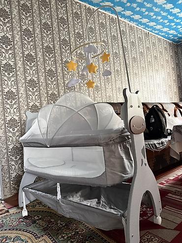 развивающий коврик 0: Детская колыбель-люлька - Цвет: серый/ - мягкий матрас Коп — 1