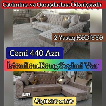 mətbəx künc divanları: Künc divan, Yeni, Açılan, Bazalı, Parça, Şəhərdaxili pulsuz çatdırılma