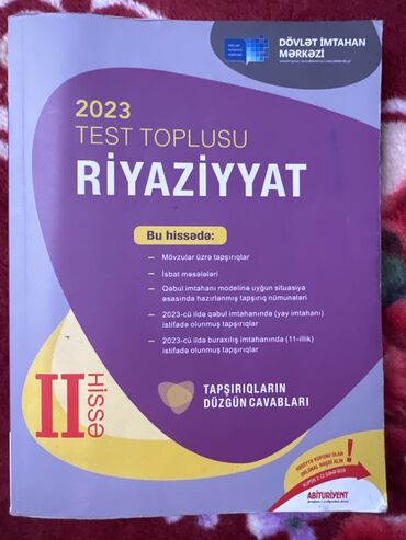 kitab seyf: Riyaziyyat dim2023 2ci hisse.icinde 3 -4 seyfeden basqa yazı