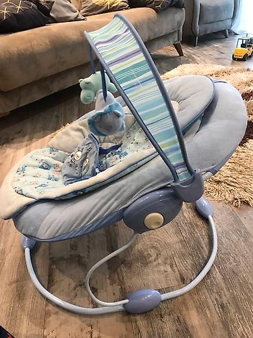 Детские гамаки: Кресло-люлька музыкальная, возраст 0-3 Mothercare, в отличном — 2