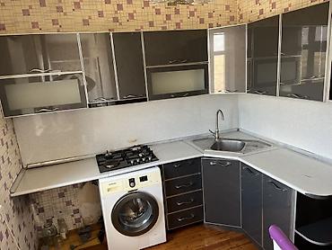 metbex tulleri: Mətbəx mebeli dəsti – künc yerləşimli, qrafit-boz parlaq fasadlı - — 2