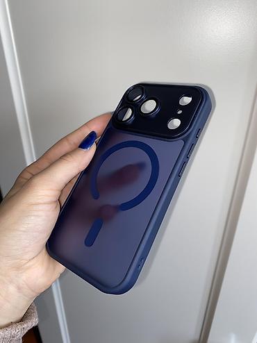 iphone 16 pro kabro: Məhsul: İphone 17 pro kabro, MagSafe uyumlu qoruyucu örtük - Model — 1