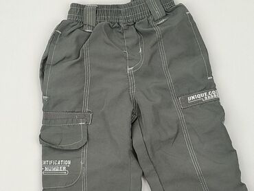 szare spodnie adidas: Sweatpants, 3-6 months, condition - Fair