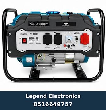 pec satilir: Elan başlığı: Benzin generatoru Legend WX-3800A, 3.5 kVt, 220 V Elan — 1