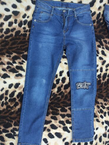джинсы размер м: Джинсы цвет - Голубой