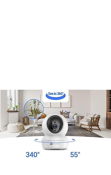 m 3: EZVIZ H6c Pro 2K (4MP) — умная домашняя поворотная камера - — 3