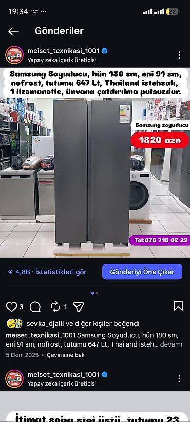 freezer aparat: Yeni Soyuducu Satılır — 9