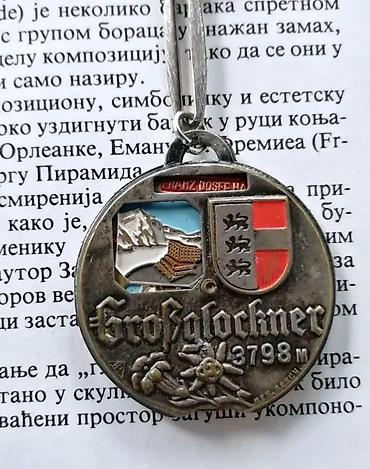 Ostali antikviteti: Extra RETKO Stari ROTIRAJUĆI privezak Grosglockner oko 1950. Vintage — 7