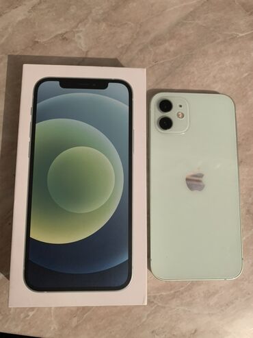 дисплей айфон xr: IPhone 12, 128 ГБ, Жашыл, Куту, 77 %