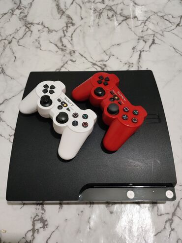 Комбинезоны: Salam ps3slim satılır hərşeyi işlək vəziyətdədir.23ədəd oyun var 2ədəd