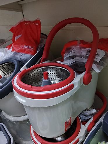 Чарбалык товарлар: Ведро-центрифуга для швабры с отжимом (spin mop bucket). - Тип — 2