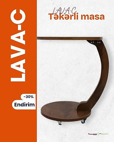 asilqan 58 azn: Jurnal masası, Yeni, Açılmayan, Laminat, Yumru masa — 4