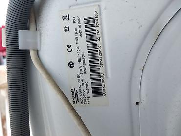 ariston ehtiyat hisseleri: Paltaryuyan maşın Hotpoint Ariston, 7 kq, İşlənmiş, Avtomat — 4
